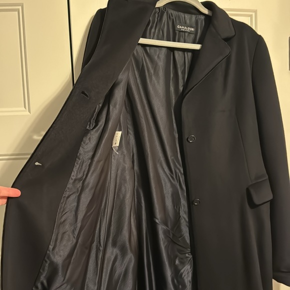 Vintage Camalgori black 100% cashmere long coat size 42 (US size 12/L) - Picture 6 of 13